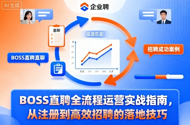 BOSS直聘全流程运营实战指南，从注册到高效招聘的落地技巧-爱搞米