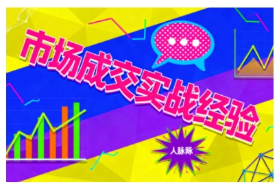 市场成交实战经验,从认知觉醒到实操落地,快速掌握市场开拓与成交核心能力-爱搞米