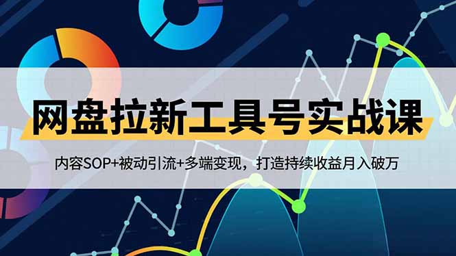 网盘拉新工具号实战课，内容SOP+被动引流+多端变现，打造持续收益月入破万-爱搞米